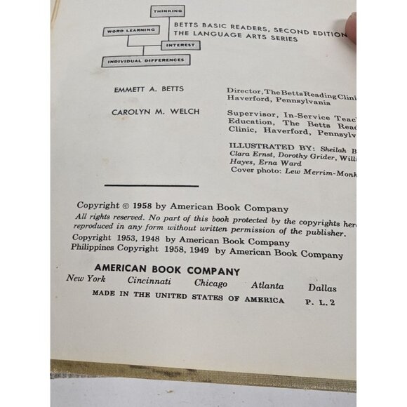 The ABC Up The Street And Down 1958 Basic Reader 160 Pgs. Hard Cover Illustrated - Picture 9 of 13